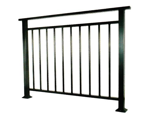 AR-GPC galvanised and powdercoated handrail example