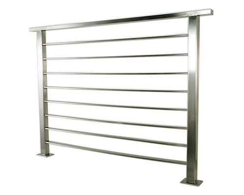 AR-SSF stainless steel flat bar handrail example