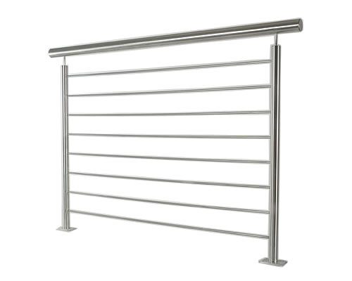 AR-SSRH stainless steel horizontal rods handrail example