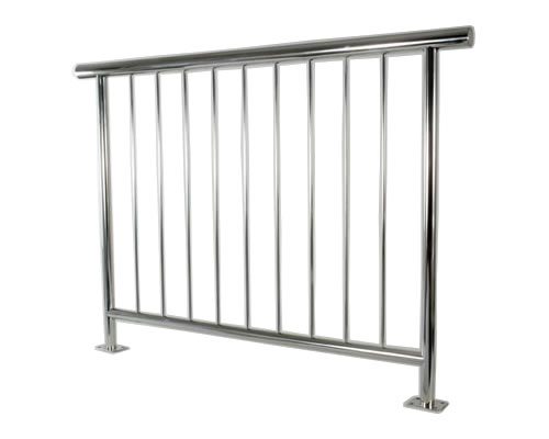 AR-SSRV stainless steel vertical rods handrail example